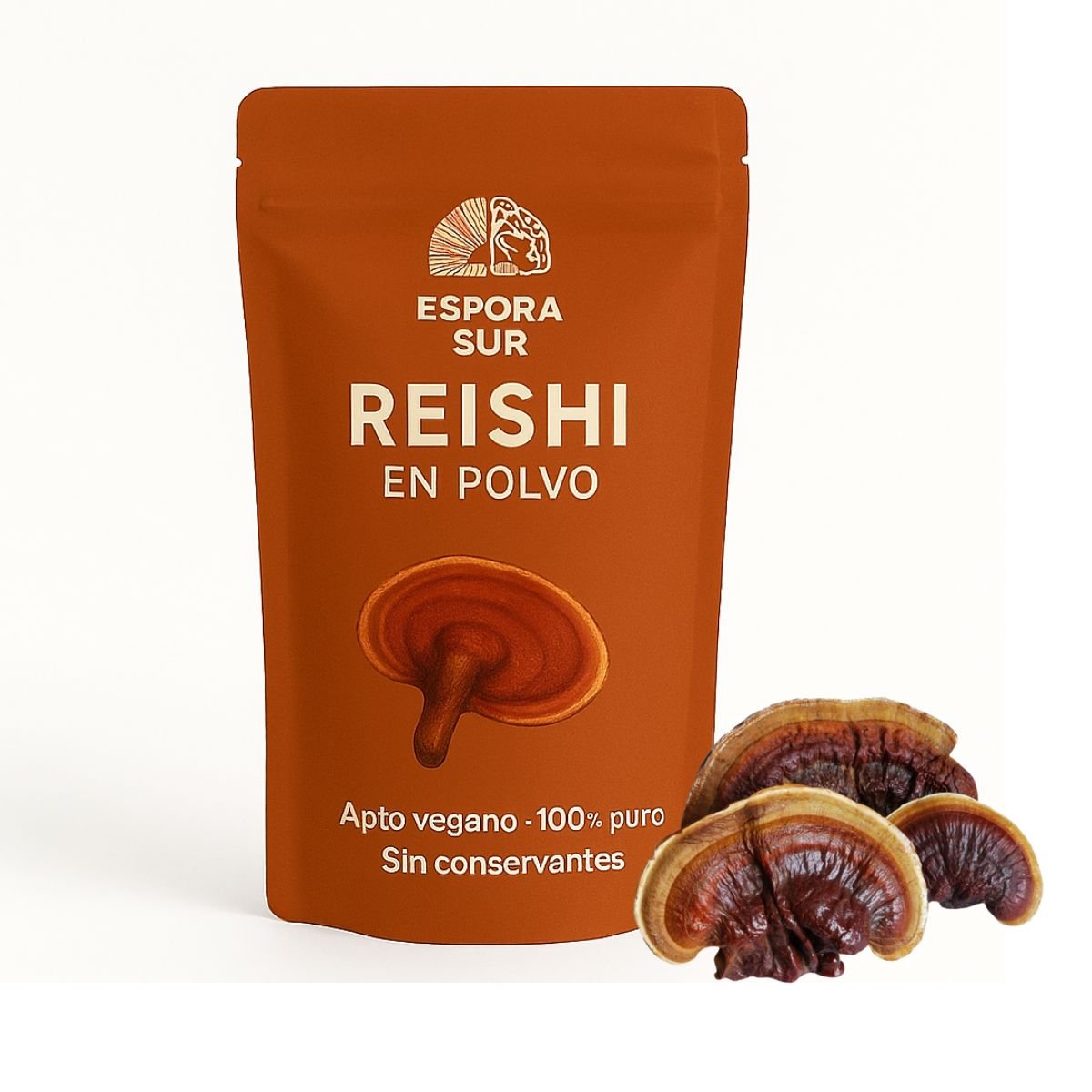 Pulverizado -Reishi Ganoderma lucidum- 50g