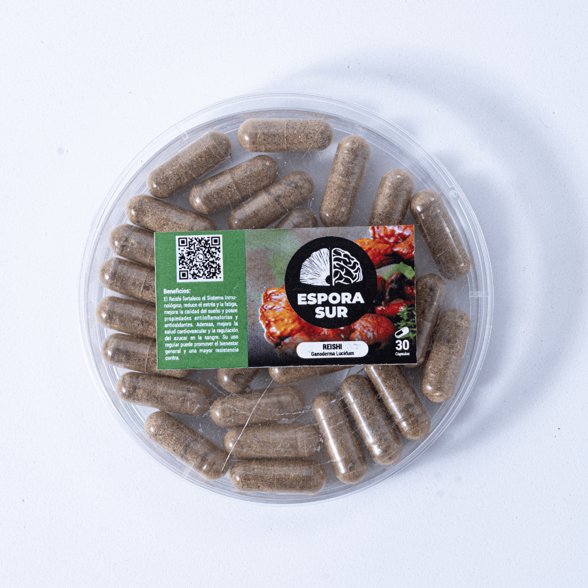 Capsulas -Reishi Ganoderma Lucidum- (60 comprimidos)