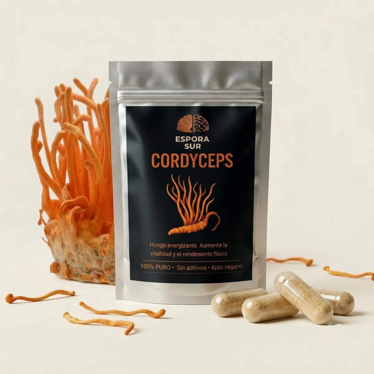 Capsulas -Cordysceps Militaris- (60 comprimidos)