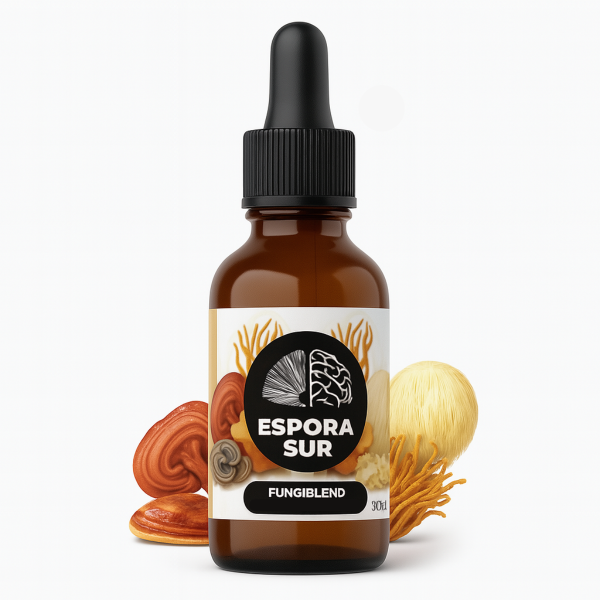 Fungi Blend -reishi | Melena De Leon | Cordyceps 60ml