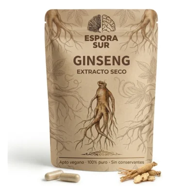 Ginseng Extracto Concentrado Natural X60 Capsulas 500mg