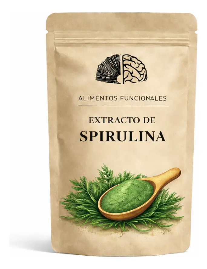 Spirulina Extracto 100%puro Sin Agregados Máxima Calidad 60u