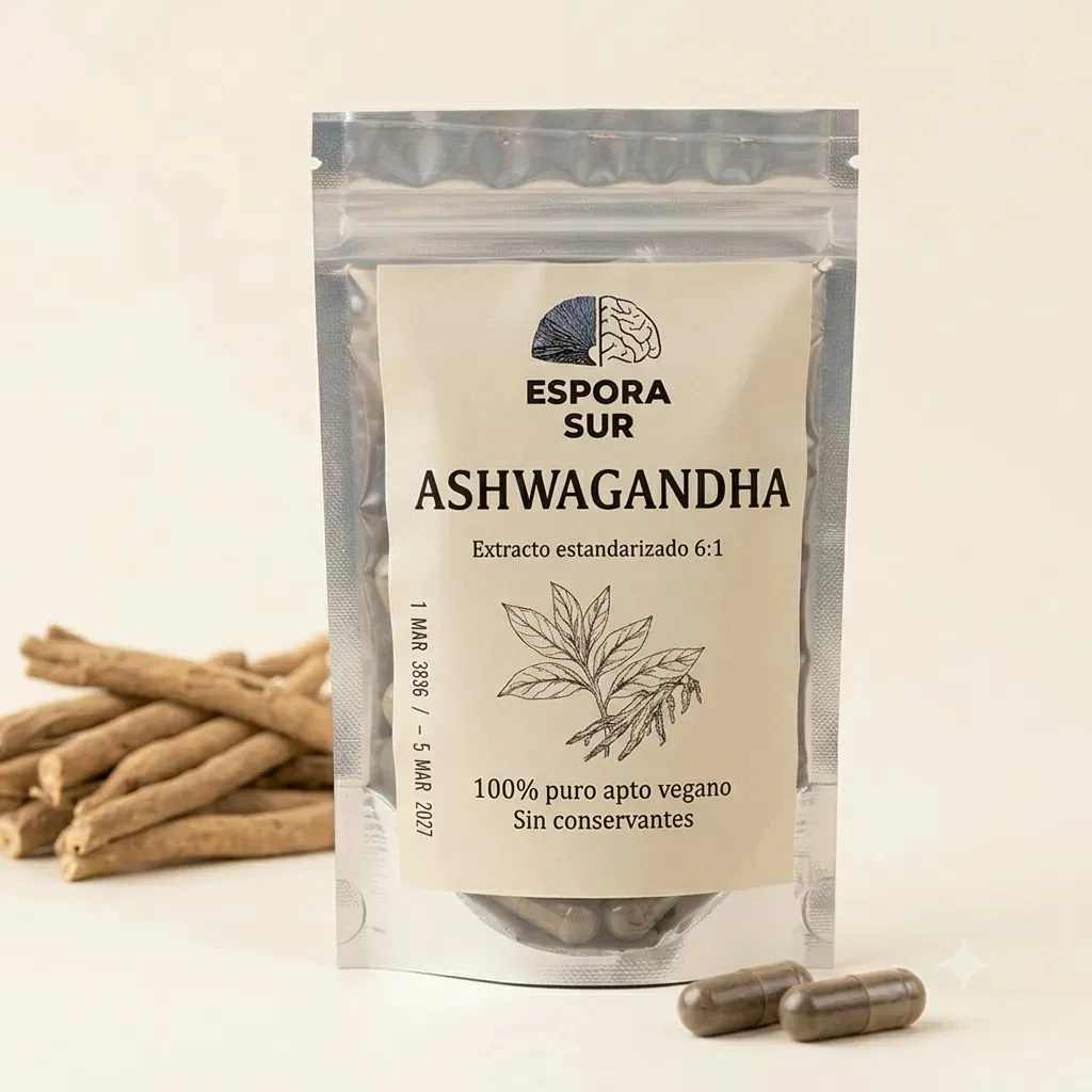 Alternative view of Ashwagandha capsulas 60u